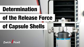 How to determine the separating force of pharmaceutical capsule shells