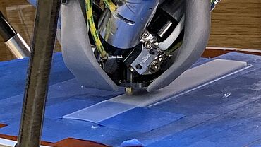 Detailaufnahme T-Peel-Test