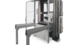 Spring testing machine for pneumatic springs