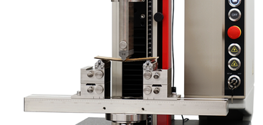 3-point flexure test kit for determination of the buckling resistance of corrugated board, DIN 54608