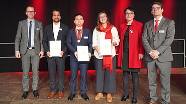 Übergabe des Science Awards während der testXpo 2024