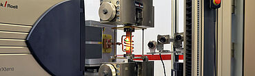 High-temperature testing of metals and ceramic materials