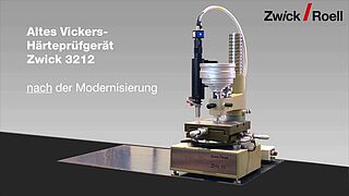 舊的ZwickRoell 3212成為現代化的ZHV10維氏測試系統
