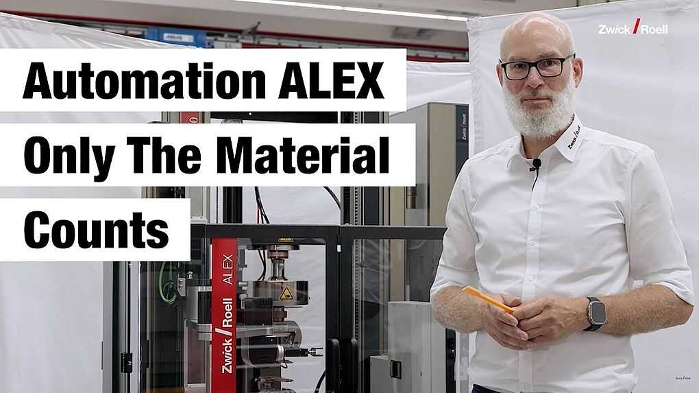 Automated testing solution ALEX | ZwickRoell