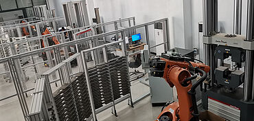 Fully automated testing laboratory at Liuzhou Iron & Steel