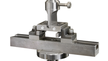 3-point bend test plastics ISO 178: distance gauge and additional anvils