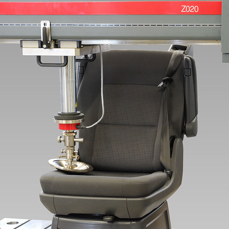 Testing of seats and interior components ZwickRoell