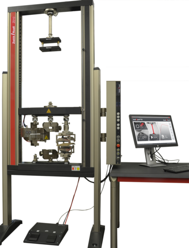 AllroundLine-Prüfmaschine mit 4 Messachsen zur Durchführung aller relevanten Prüfungen an Pappe in einer Maschine.