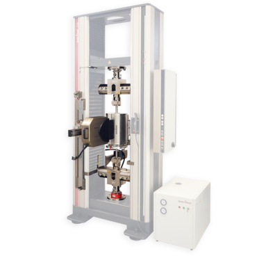 High-temperature testing: high-temperature furnace with AllroundLine tensile testing machine for high-temperature testing up to +2,000 °C