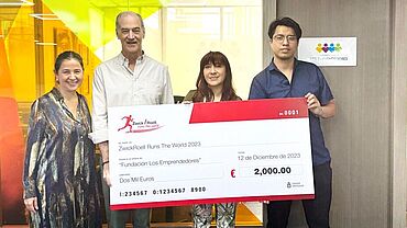 Ganador 2023 ZwickRoell Runs the World:      "Fundación Los Emprendedores"