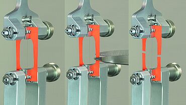 Essai de traction sur mono-filaments selon ISO 11566