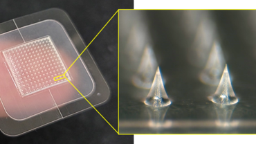 Neuartiges Verabreichungssystem Mikronadelpflaster für Wirkstoffe