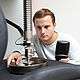 Compression test on a car seat - indentation hardness of foam material using a compression die
