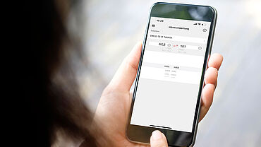 Handy mit Härte App