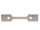 Flat specimen with button head and hole for creep tests
