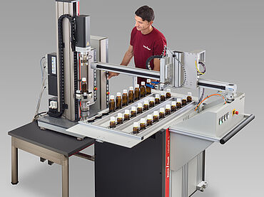 Automatisches Prüfsystem zur Ermittlung des Aufdrehmoments