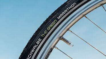 The Green Marathon bicycle tire from Schwalbe