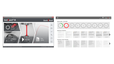 Macchina di prova materiali Instron ammodernata con testXpert III