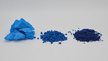 Granulat aus PE Schaum