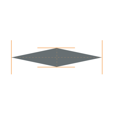 Prüfeindruck Knoop nach DIN EN ISO 4545, ASTM E384, ASTM E92