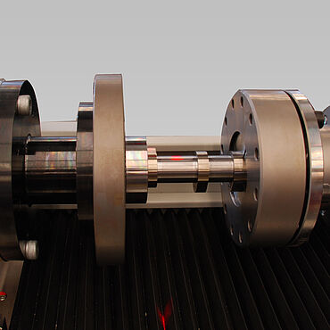 Angle of rotation measurement: Camshaft torsion testing