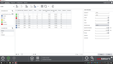 Screenshot vom Specimen Office in der Automatisierungssoftware autoEdition