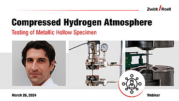 Compressed hydrogen atmosphere - Testing of metallic hollow specimen