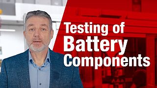 Battery component testing - Thickness, pressure, and resistance measurement in a single process
