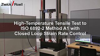 Tensile test on metals at elevated temperature to DIN EN ISO 6892-2