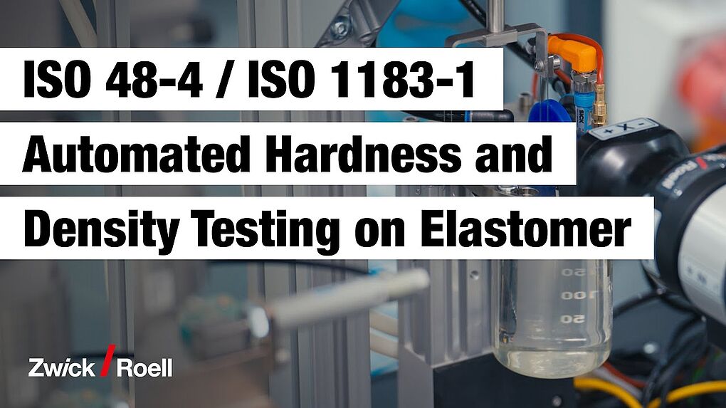 Shore hardness / durometer hardness: ASTM D2240 | ISO 48-4 | ZwickRoell