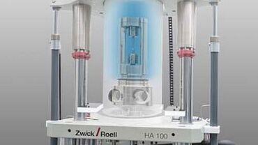 Hydrogen influence on metals 1000 bar servohydraulic testing system