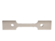 Flat specimen with button head, hole and knife edges for creep tests