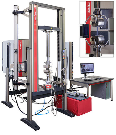 Z100 AllroundLine druktestmachine met HCCF werktuig voor druktests volgens ASTM D6641