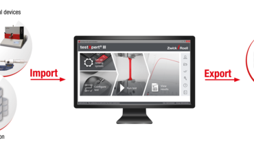 testXpert omvat een brede waaier standaard interfaces voor de import en export van alle gegevens