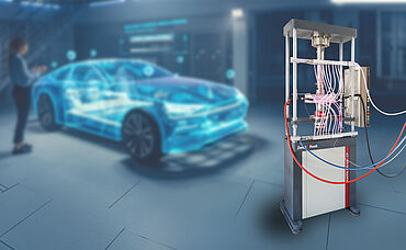 Image Bild für die EV-Batterieprüfung mit neuem Prüfsystem zur Charakterisierung von Batteriezellen im Bereich Battery Swelling