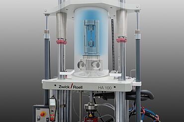 Testing metal pipes under the influence of hydrogen