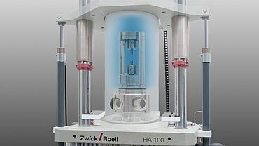 Hydrogen influence on metals 100 kN testing system