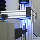 Reduction of area measurement on a flat metal specimen