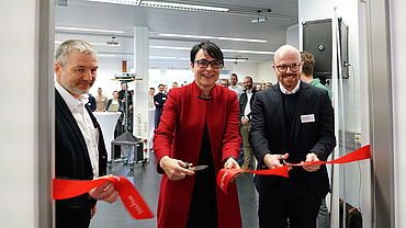 ZwickRoell battery testing laboratory grand opening celebration