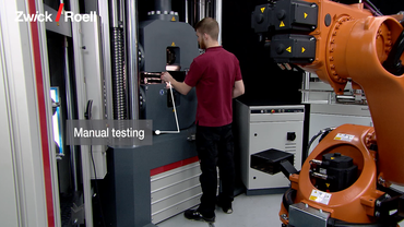Manual tests on automated test system