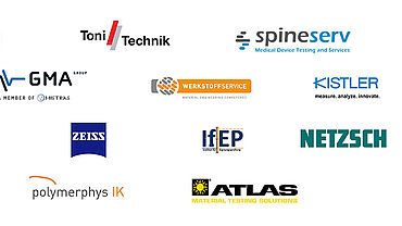 testXpo Fórum de ensayos de materiales Logotipos expositores