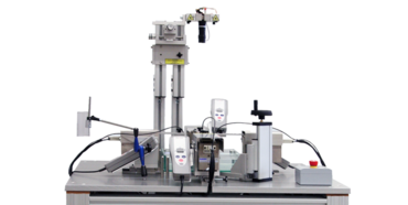 Biaxial testing machine with laser speckle extensometer