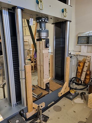 ZwickRoell timber testing machine