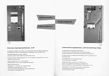 Testmachines voor trektests met elektronische krachtmeting, de Z600