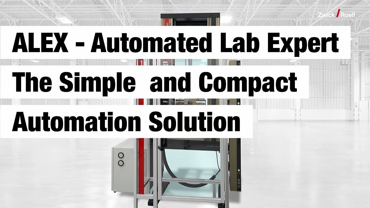 Automated testing solution ALEX | ZwickRoell