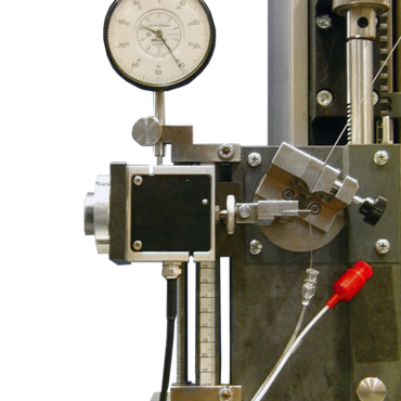 Flexure test for determination of the kink resistance of catheters and guidewires