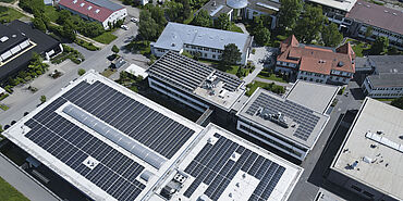 Photovoltaikanlage bei ZwickRoell