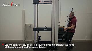 Modernisation de machines d’essais par ZwickRoell