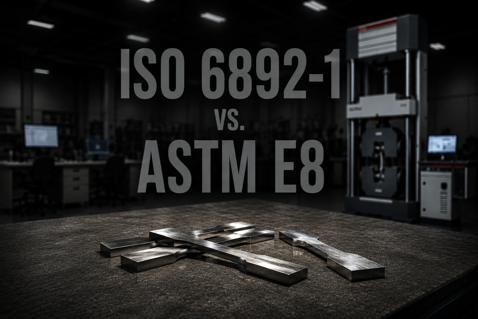 Emotionsbild ISO 6892 vs. ASTM E8