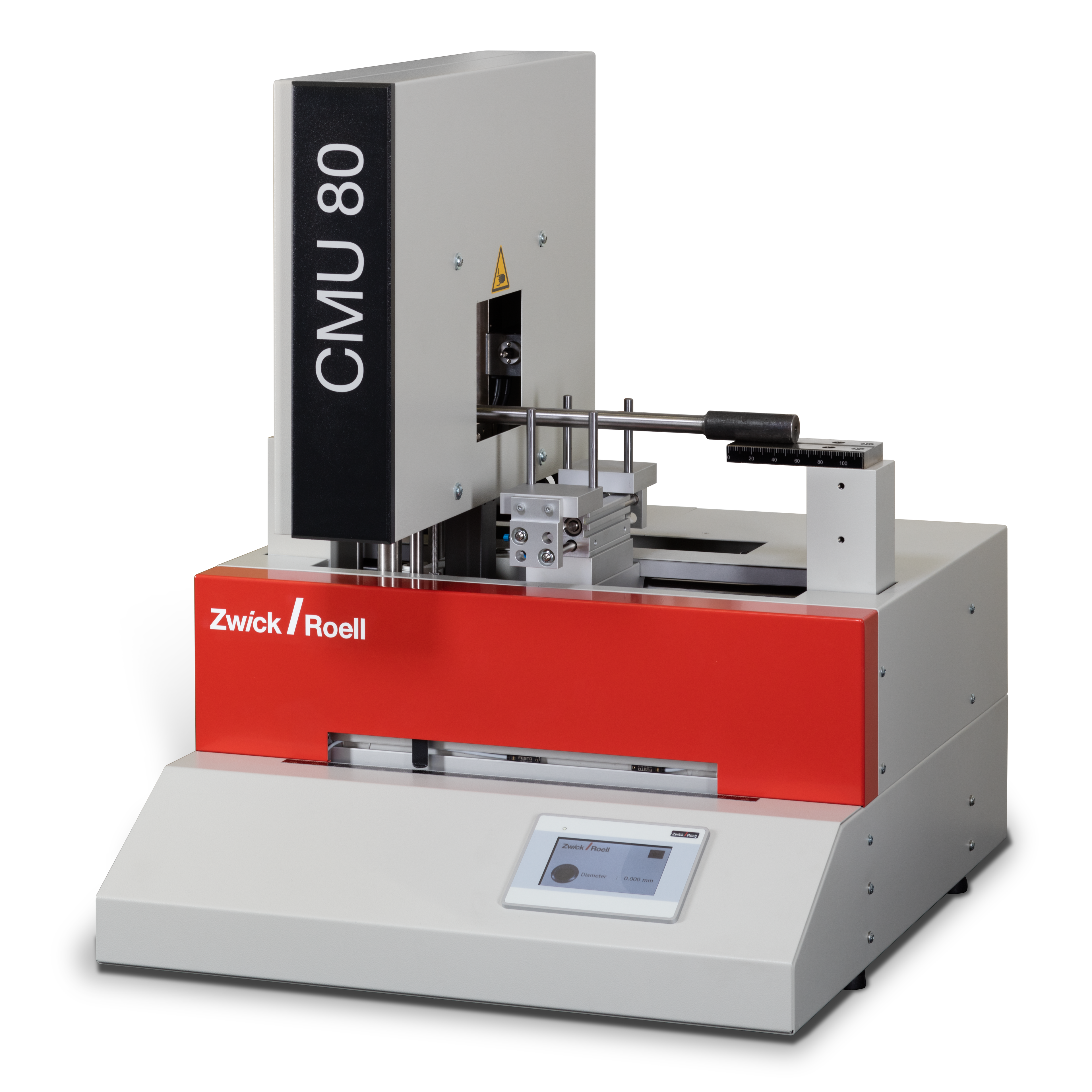Manual cross-section measuring device for specimen thickness up to 80 mm